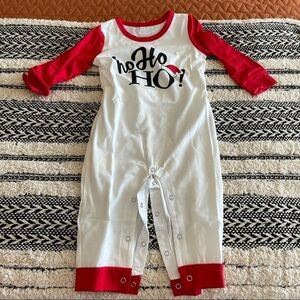 New in package ho ho ho Christmas romper sz.70cm (6months)